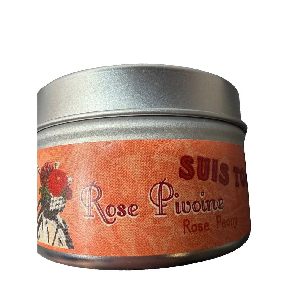NEW MISTRAL ROSE Pivoine Luxury Soy Wax Candle 6oz FOLLOW YOUR HEART